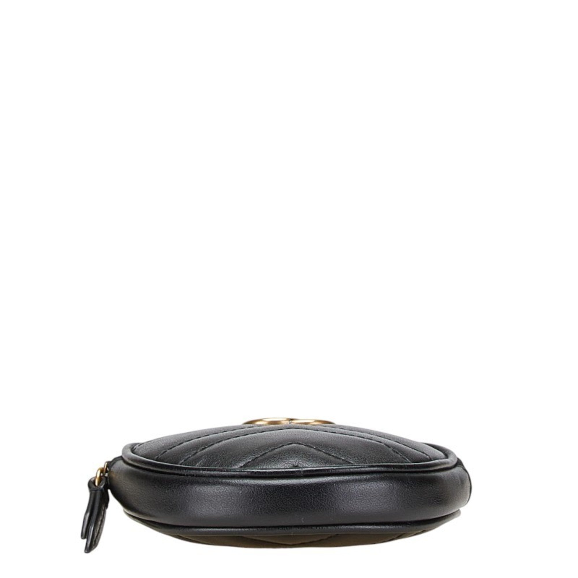 Gucci Black Leather Coin Purse/Coin Case (Pre-Owned)