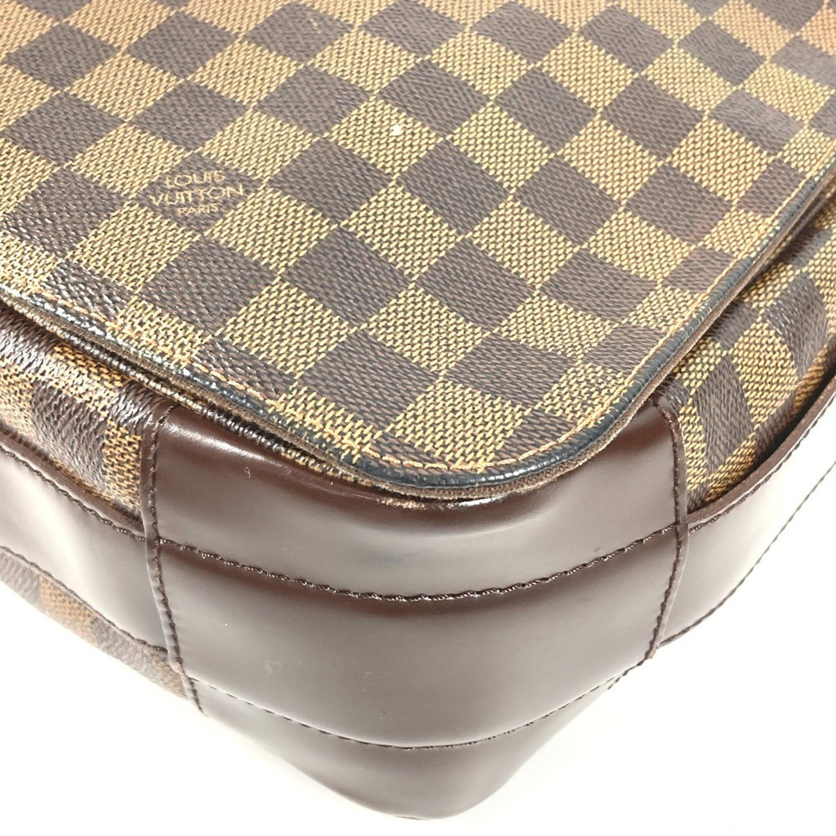 Louis Vuitton Brown Damier Canvas Messenger Bag Shoulder Bag (Pre-Owned)