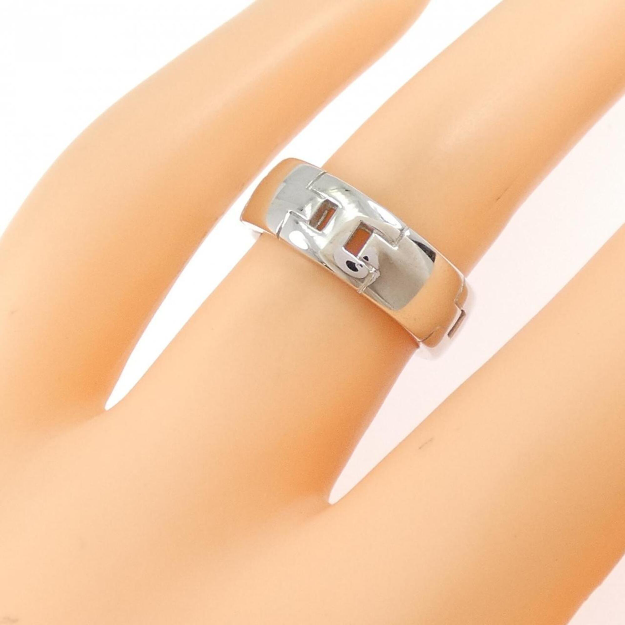Hermes White Gold (18K) Band Ring (Pre-Owned)