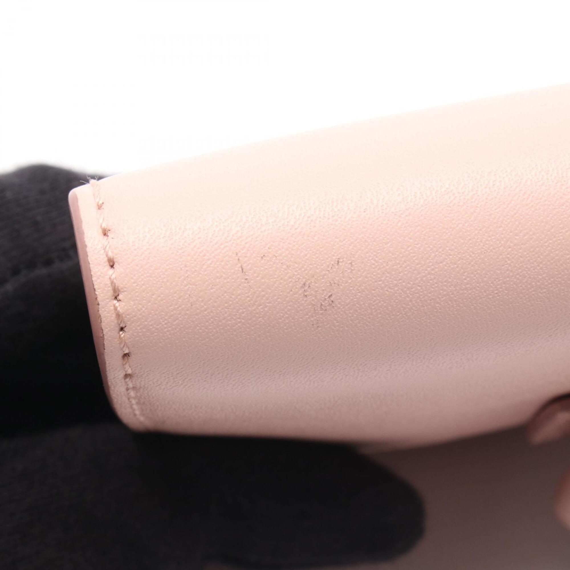 Salvatore Ferragamo Pink Leather Long Wallet (Bi-Fold) (Pre-Owned)