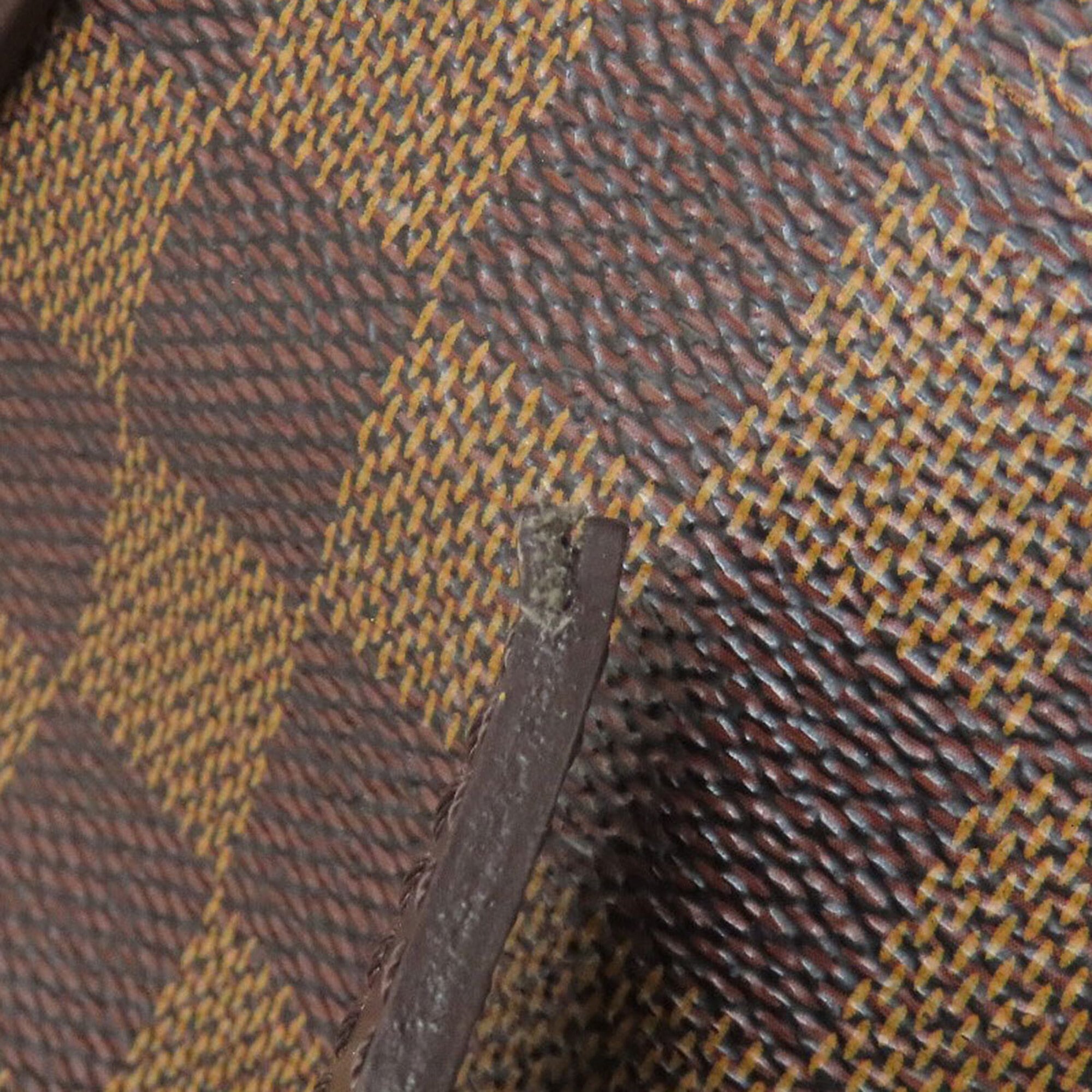 Louis Vuitton Damier Canvas Ebene Damier Canvas Shoulder Bag (Pre-Owned)