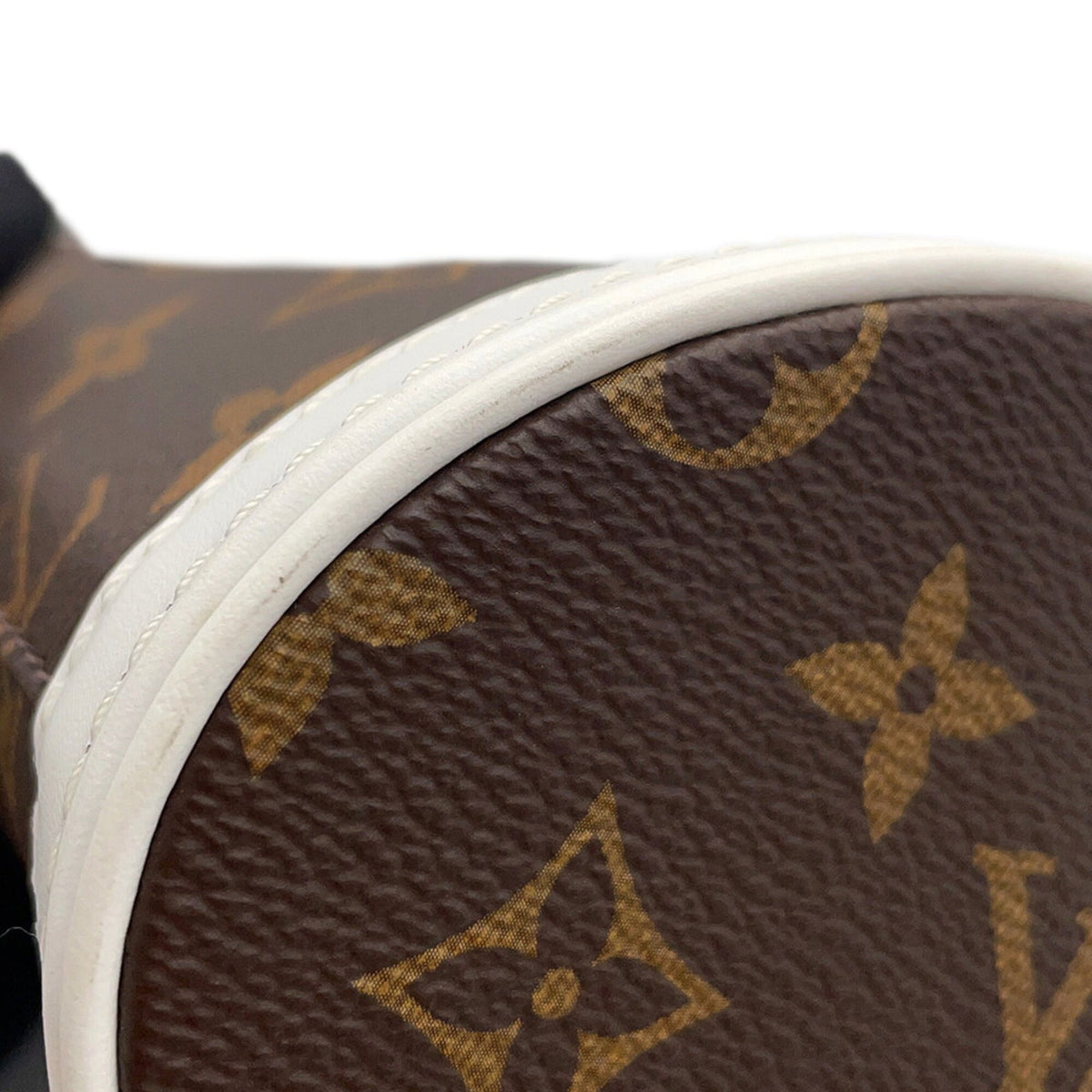 Louis Vuitton Monogram Blanc Brown Monogram Handbag Shoulder Bag (Pre-Owned)