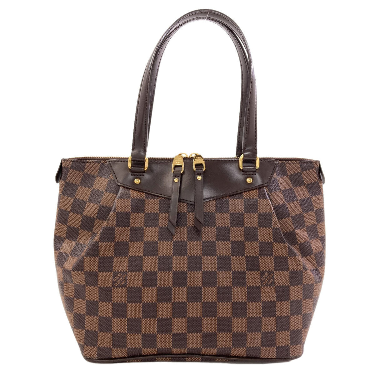 Louis Vuitton Brown Damier Canvas Ebene Damier Canvas Tote Bag (Pre-Owned)