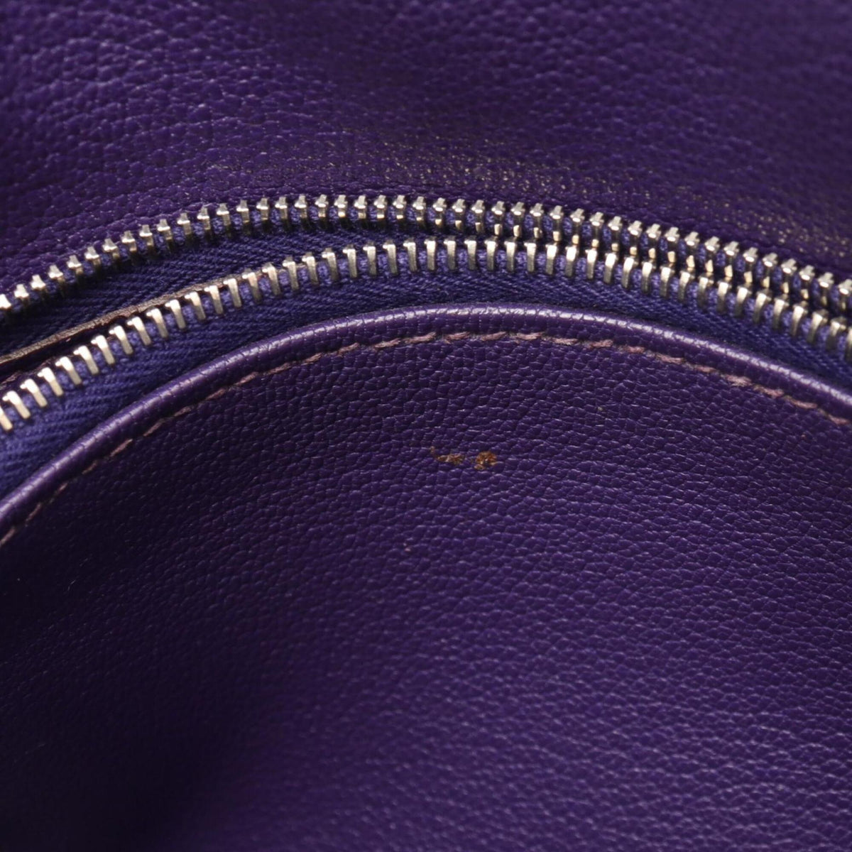 Hermes Graphite Gray Purple Violet Epsom Leather Handbag (Pre-Owned)