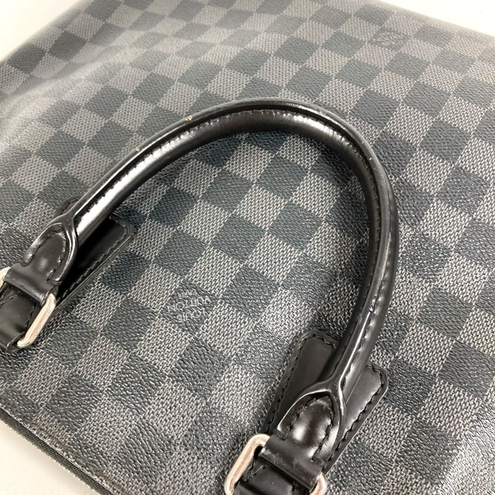 Louis Vuitton Black Damier Graphite Briefcase Handbag (Pre-Owned)