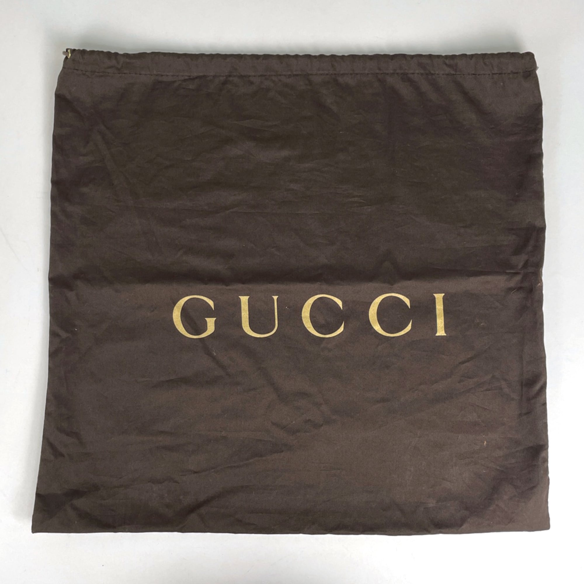 Gucci Sherry Line Beige Ivory Gg Canvas Leather Tote Bag (Pre-Owned)