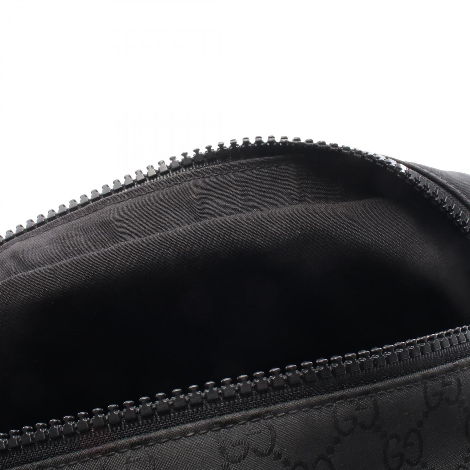 Gucci Black Nylon Leather Fanny Pack (Pre-Owned)