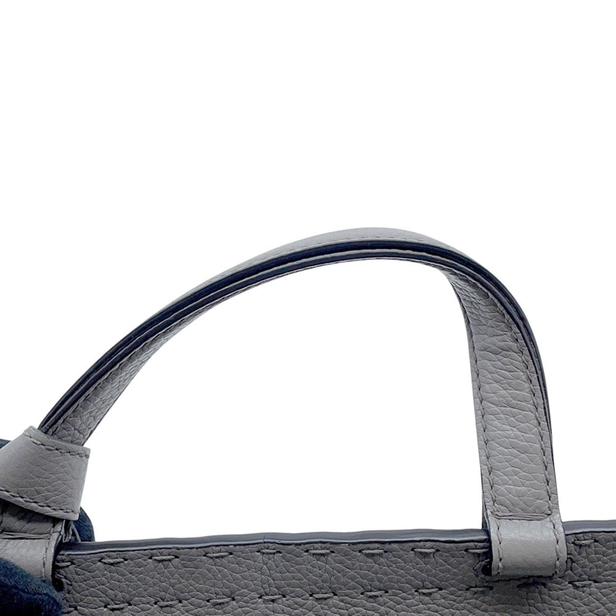 Gucci Gray Leather Handbag (Pre-Owned)