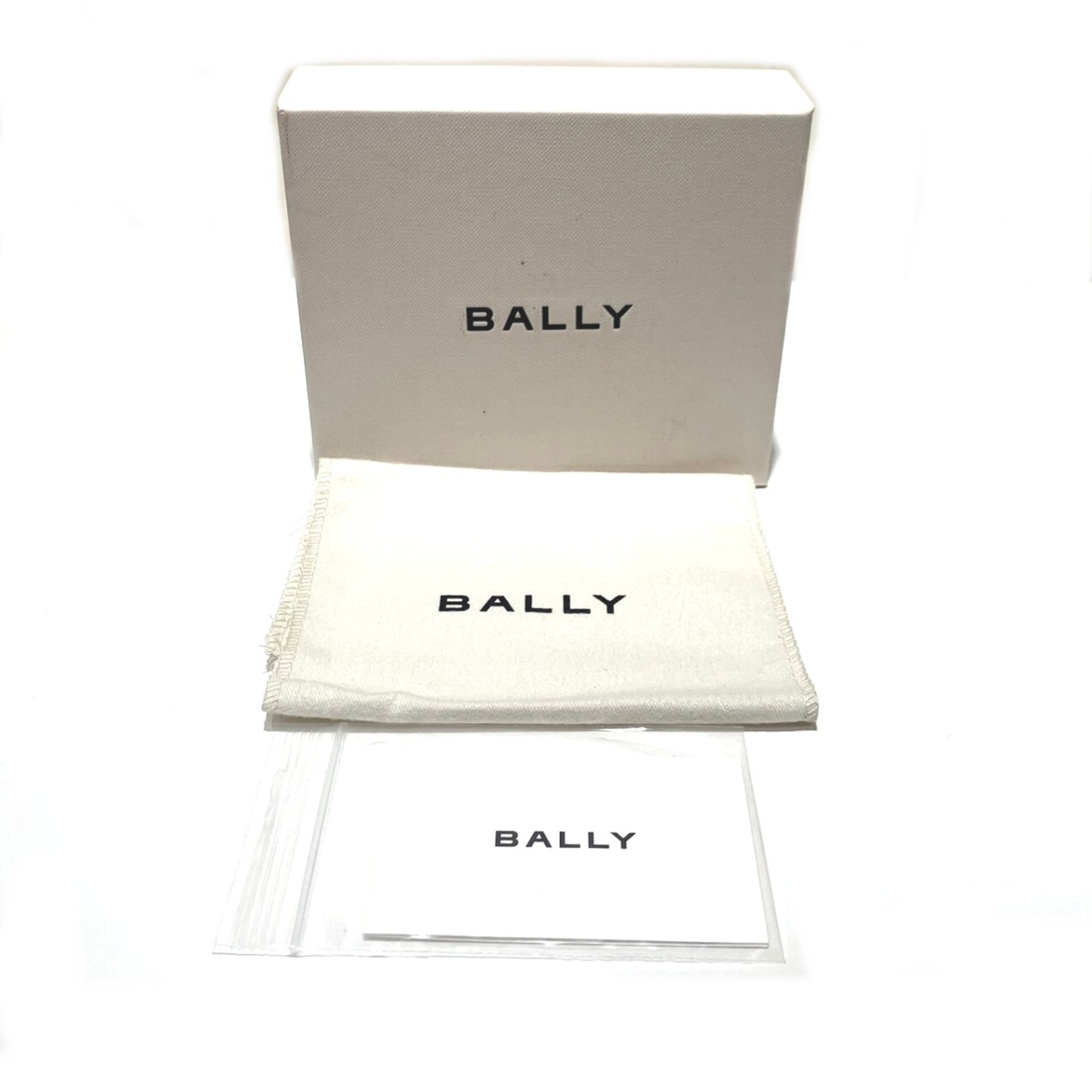 Bally Khaki Brown Canvas Pvc Leather Wallet (Bi-Fold) (Pre-Owned)