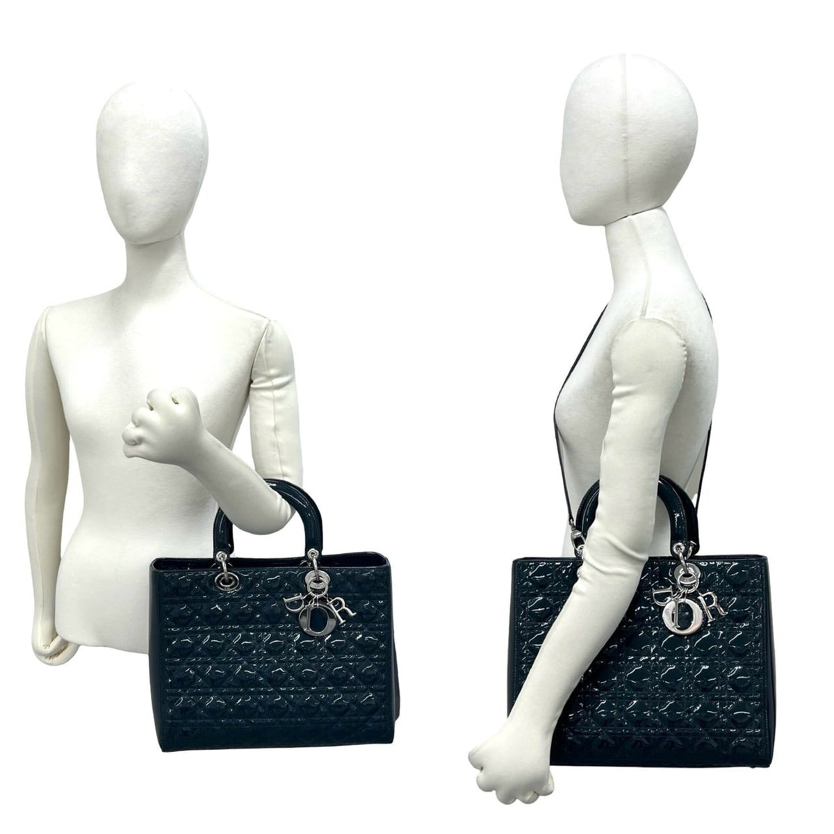 Christian Dior Green Leather Shoulder Bag (Pre-Owned)
