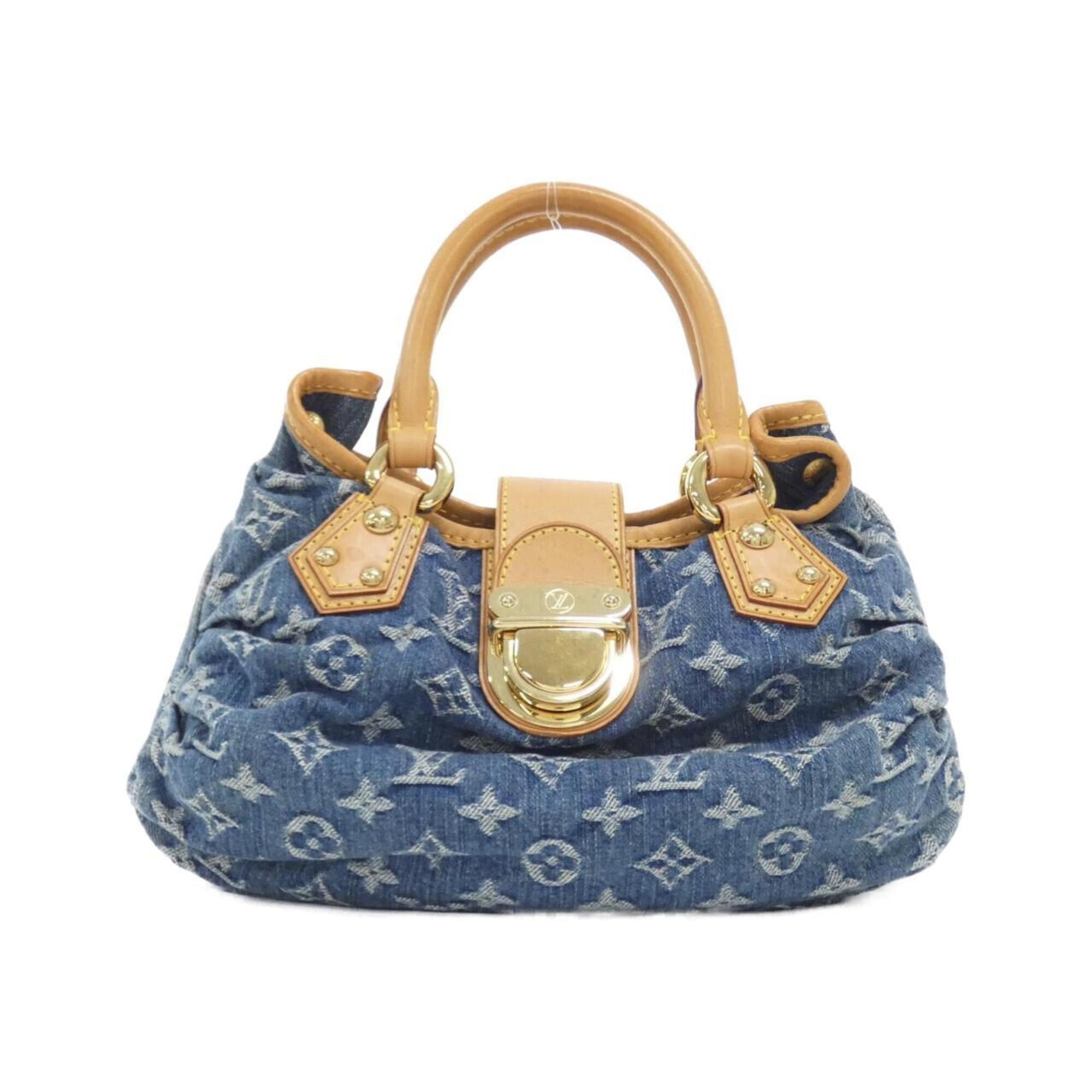 Louis Vuitton Blue Monogram Denim Handbag (Pre-Owned)