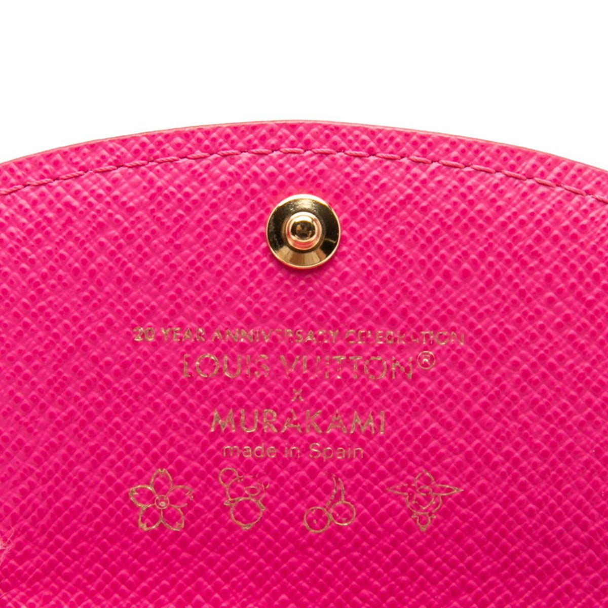 Louis Vuitton Multi-Color White Pvc Leather Coin Purse/Coin Case (Pre-Owned)