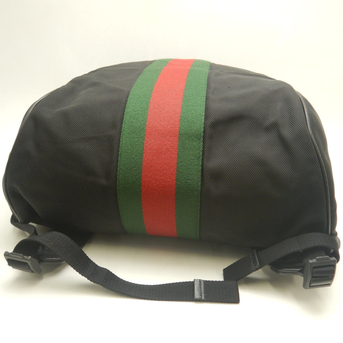 Gucci Black Nylon Canvas Backpack (Pre-Owned)