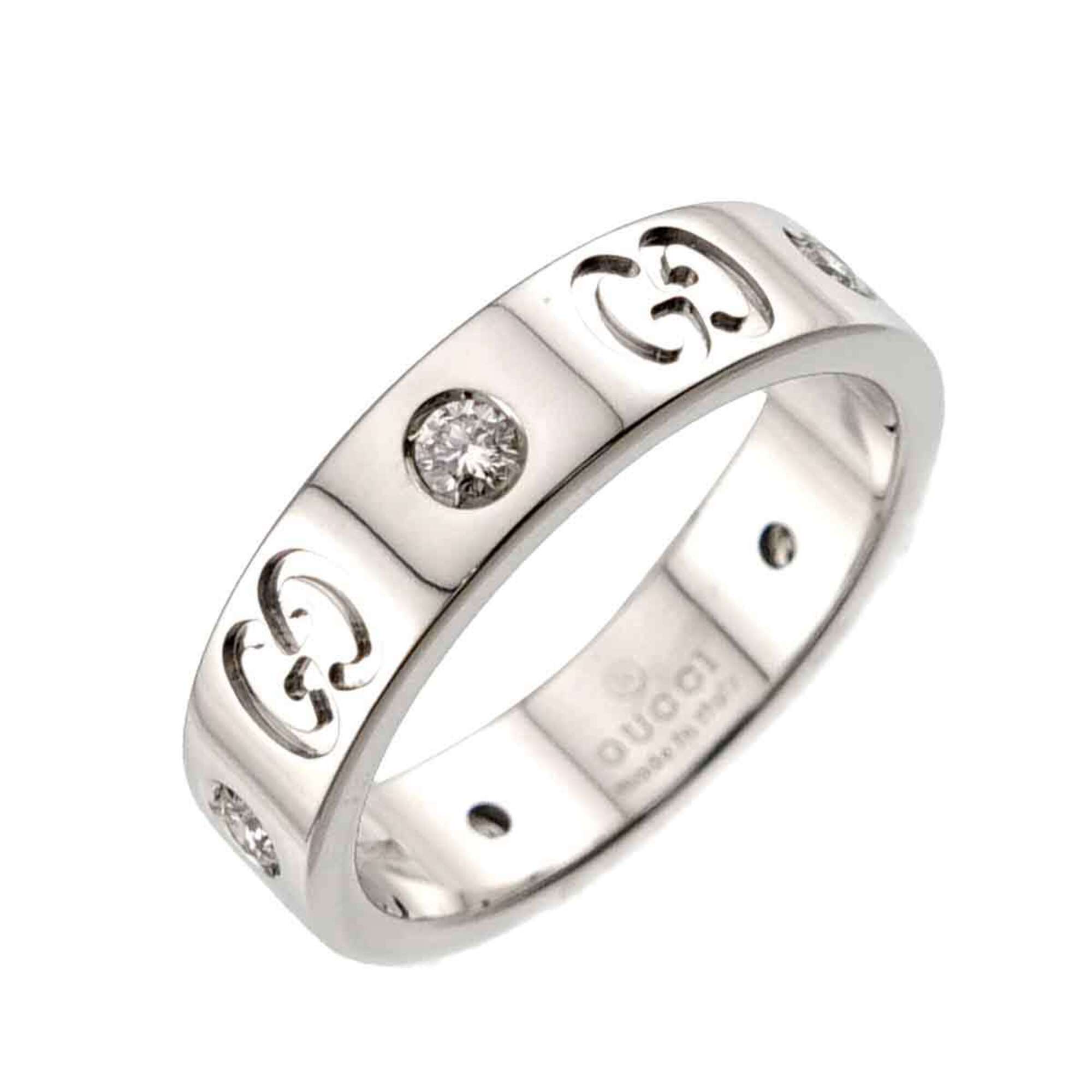 Gucci White Gold (18K) Band Ring (Pre-Owned)