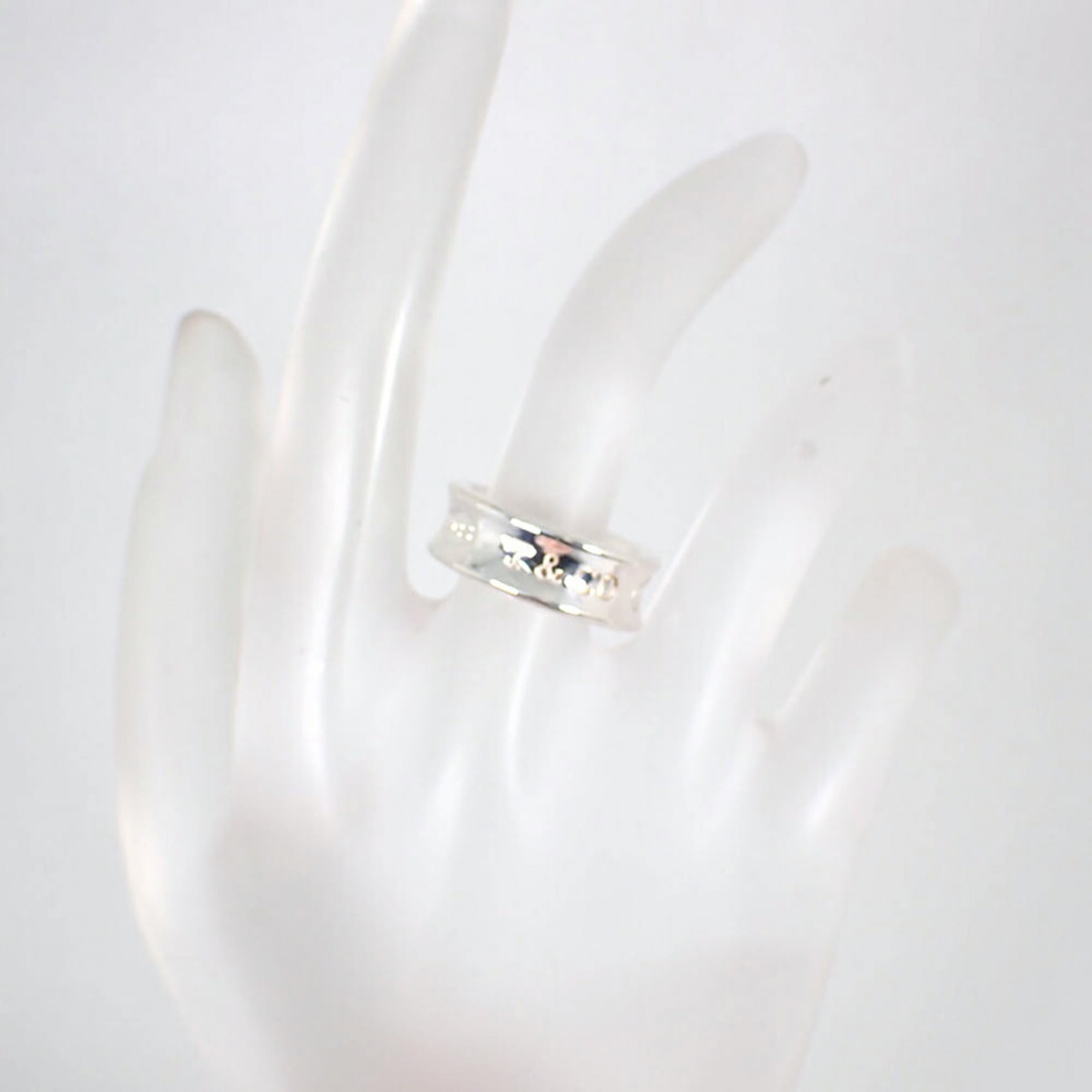 Tiffany Silver Sterling Silver 925 Band Ring (Pre-Owned)