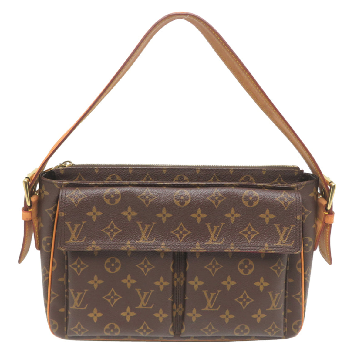 Louis Vuitton Brown Monogram Shoulder Bag (Pre-Owned)