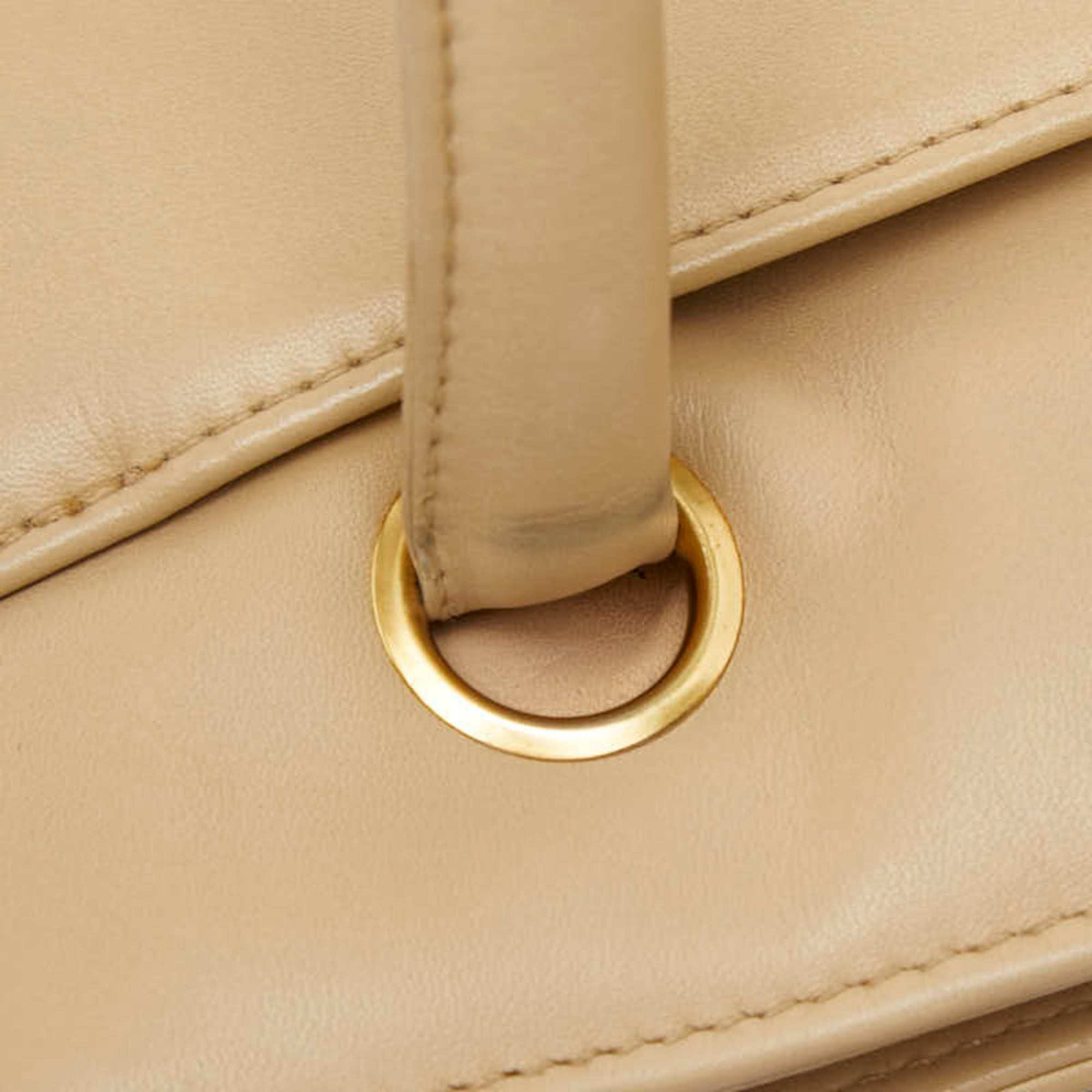 Chanel Beige Leather Tote Bag (Pre-Owned)
