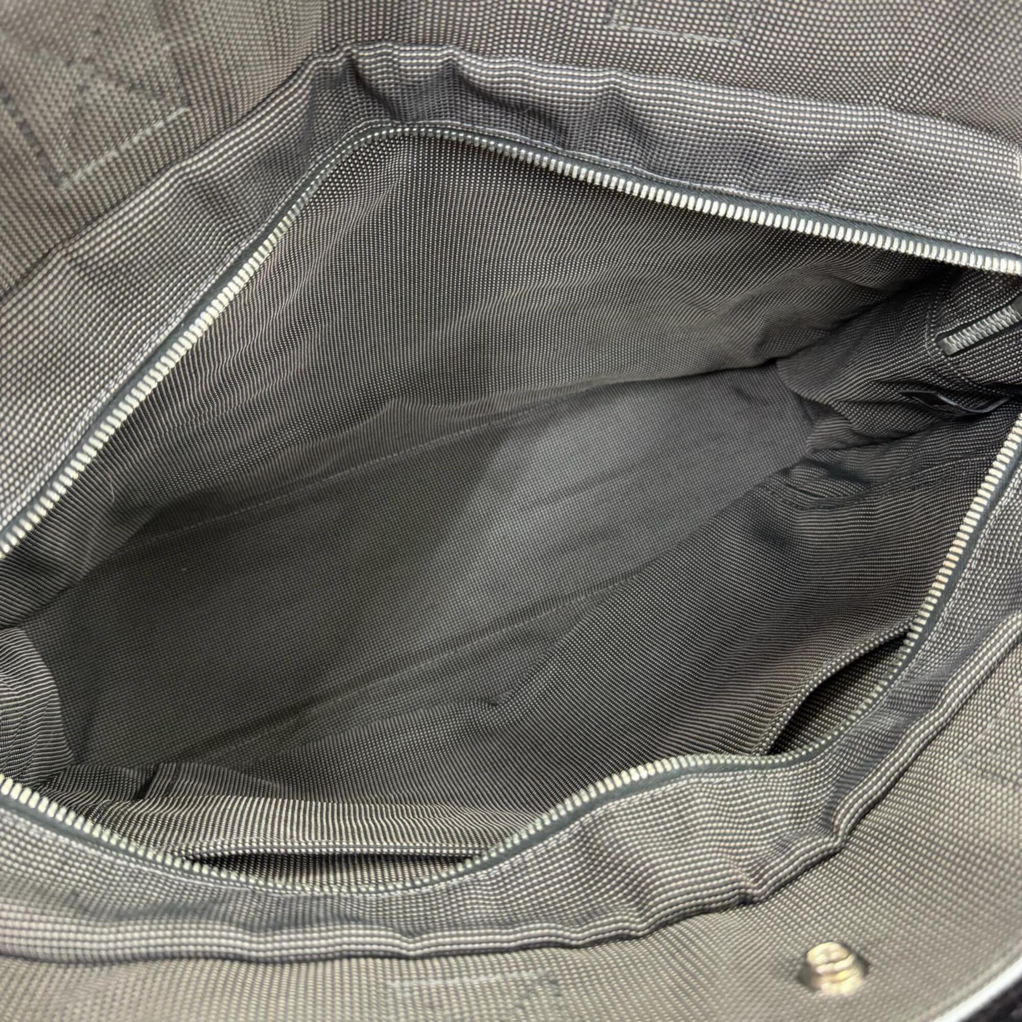 Hermes Gray Polyamide Polyester Handbag Tote Bag (Pre-Owned)
