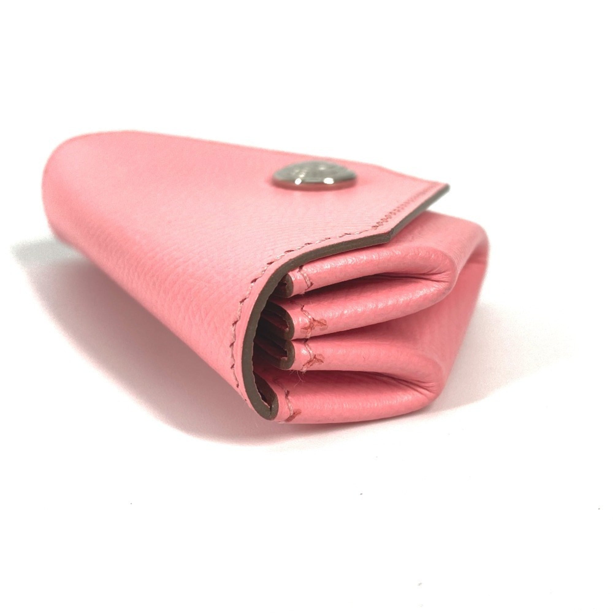 Hermes Pink Rose Confetti Epsom Leather Coin Purse/Coin Case (Pre-Owned)