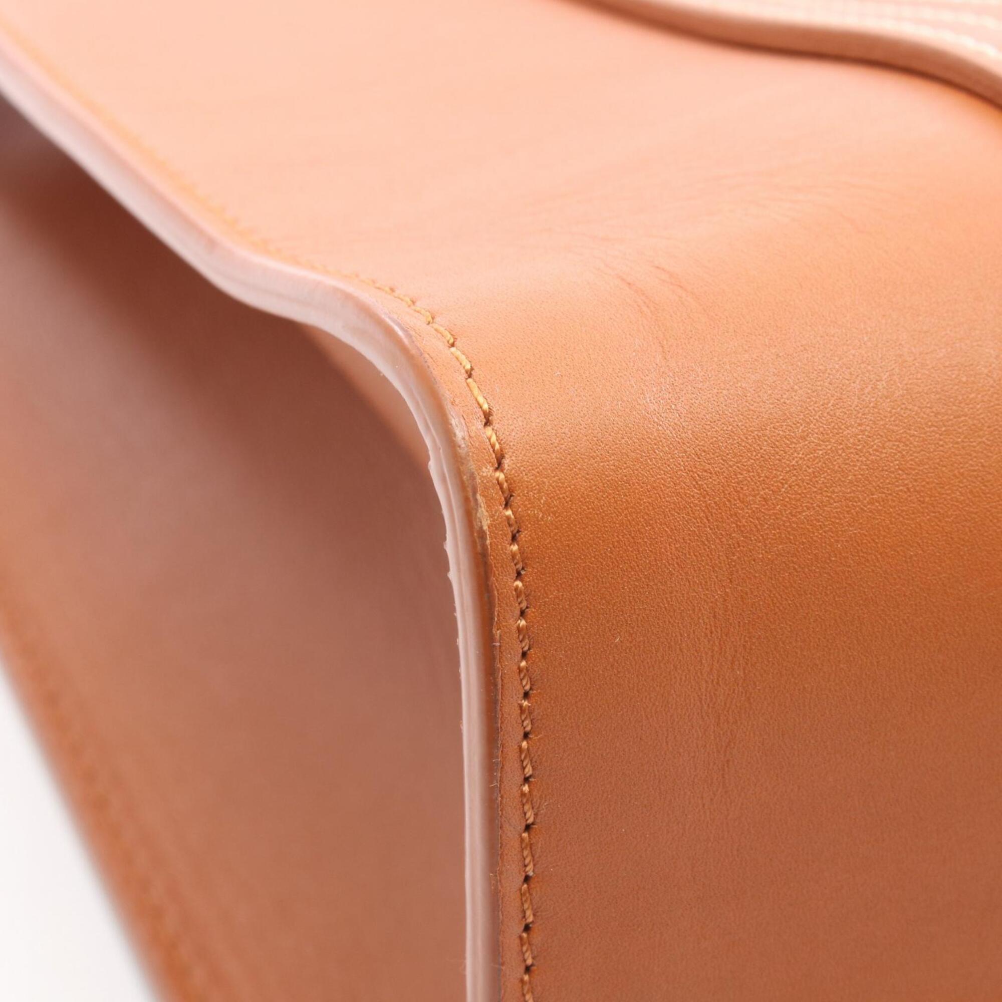 Chloé Brown Leather Handbag Tote Bag (Pre-Owned)