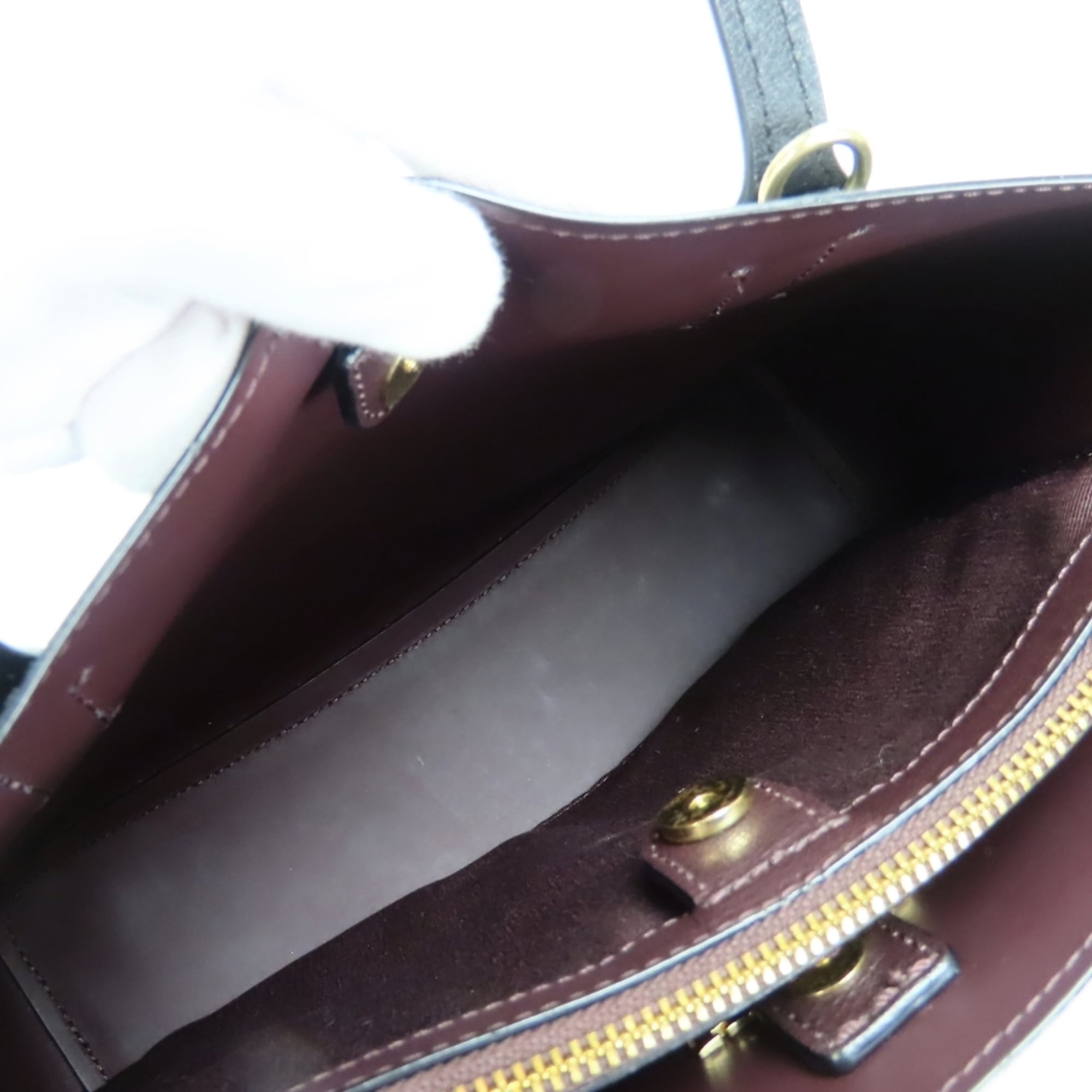 Coach Black Leather Tote Bag (Pre-Owned)