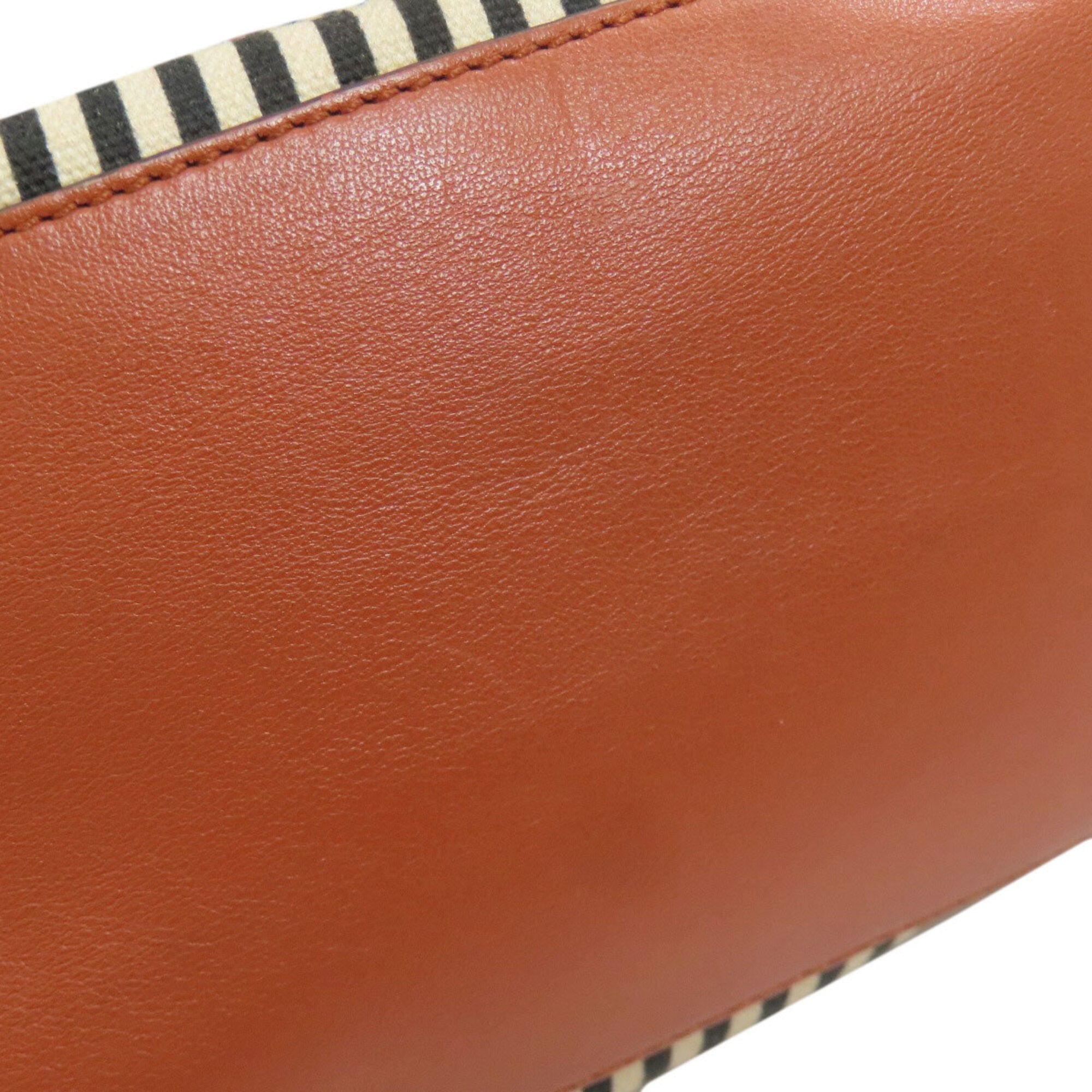 Tod's Brown Canvas Tote Bag (Pre-Owned)