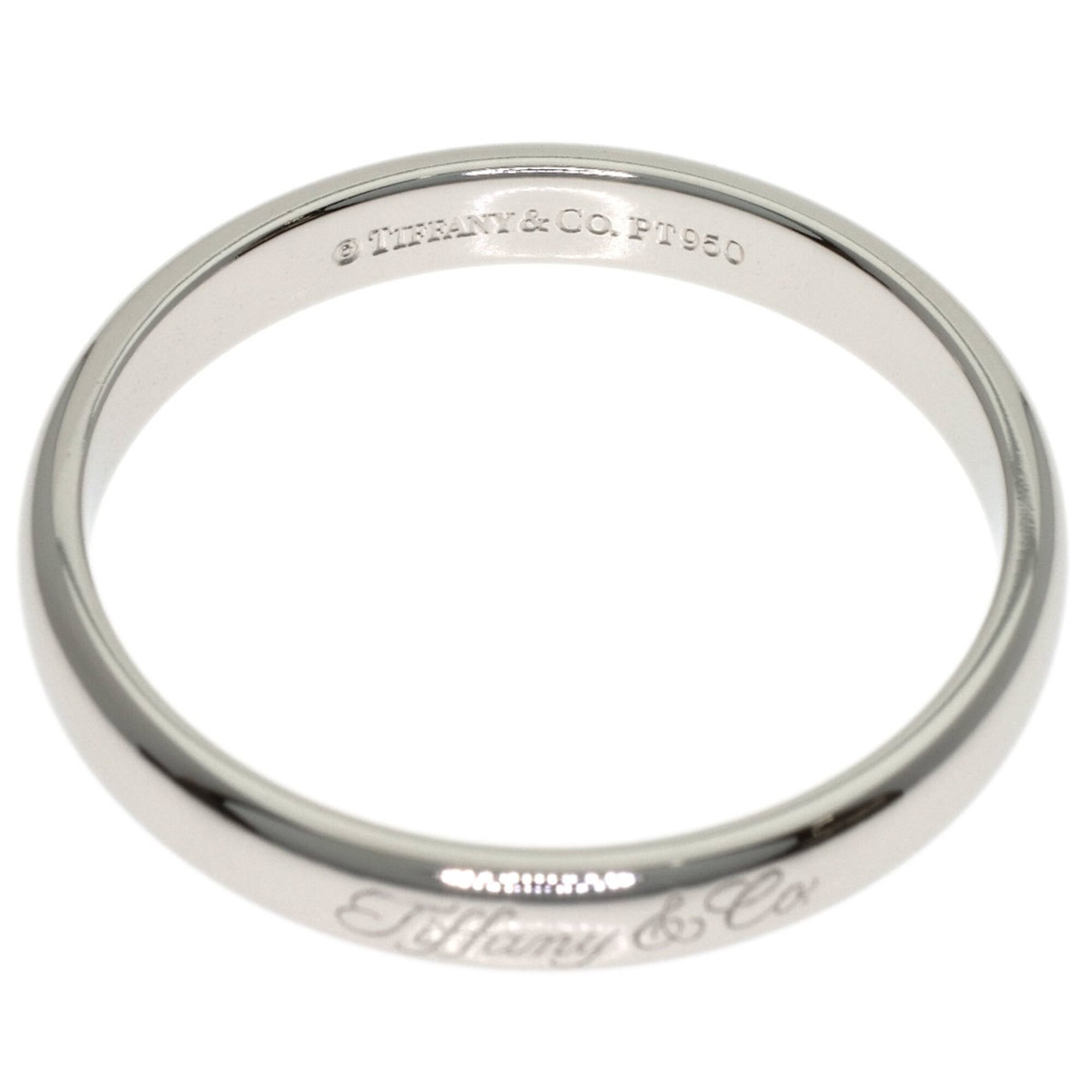 Tiffany Platinum 950 Band Ring (Pre-Owned)