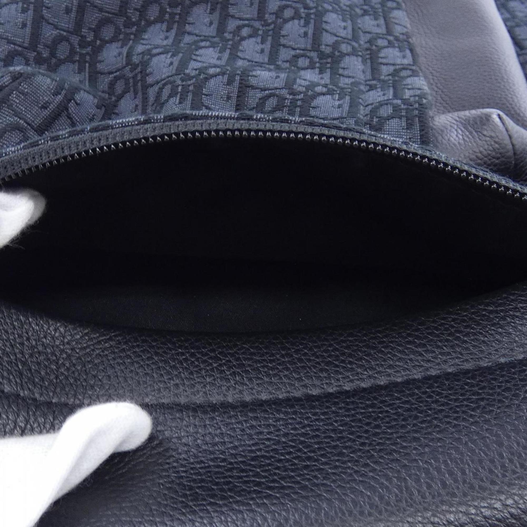 Christian Dior Black Navy Backpack (Pre-Owned)