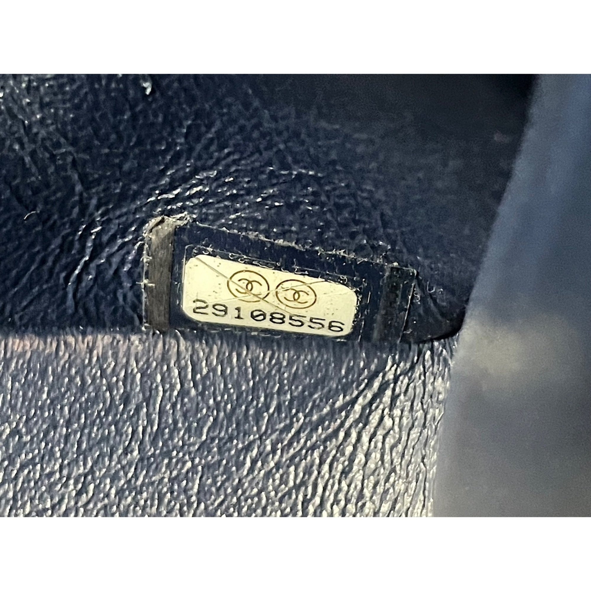 Chanel Matelasse Navy Shoulder Bag (Pre-Owned)