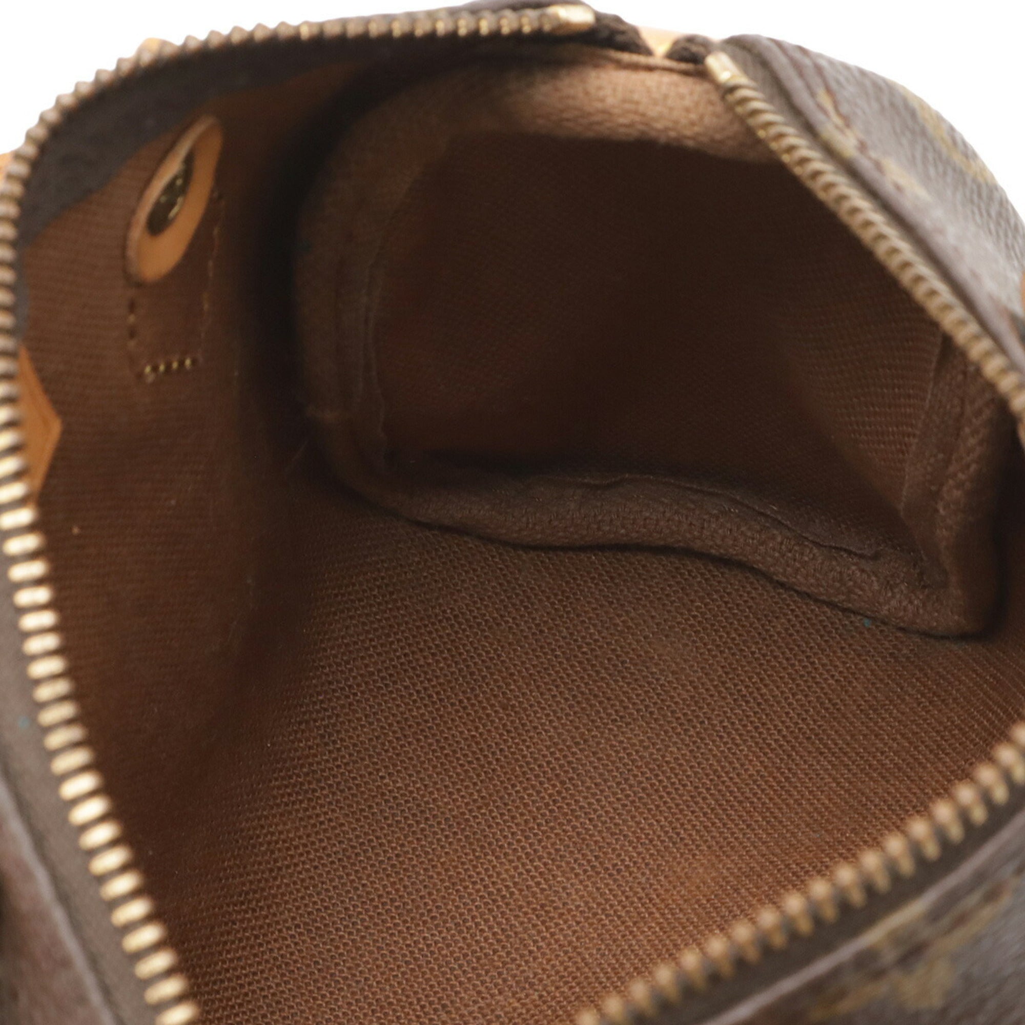 Louis Vuitton Brown Monogram Canvas Pvc Coated Canvas Handbag Pouch (Pre-Owned)