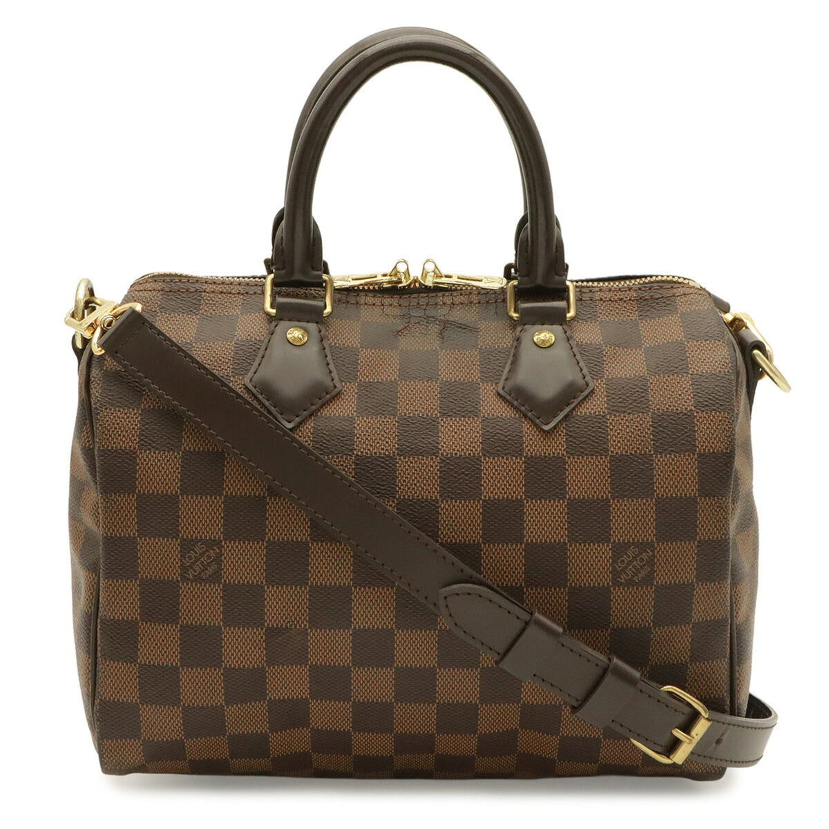 Louis Vuitton Damier Brown Pvc Boston Bag Shoulder Bag (Pre-Owned)