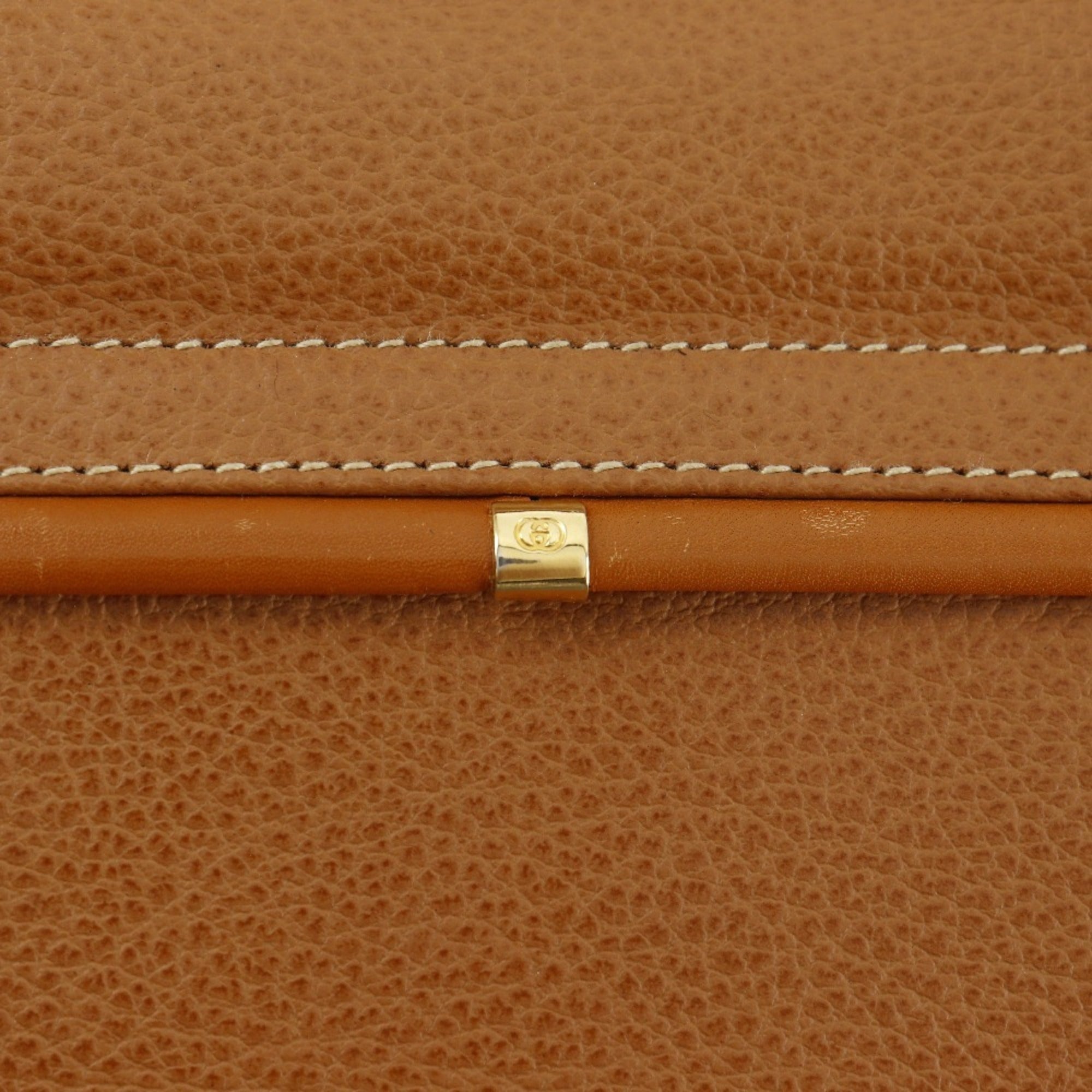 Gucci Brown Leather Tote Bag (Pre-Owned)