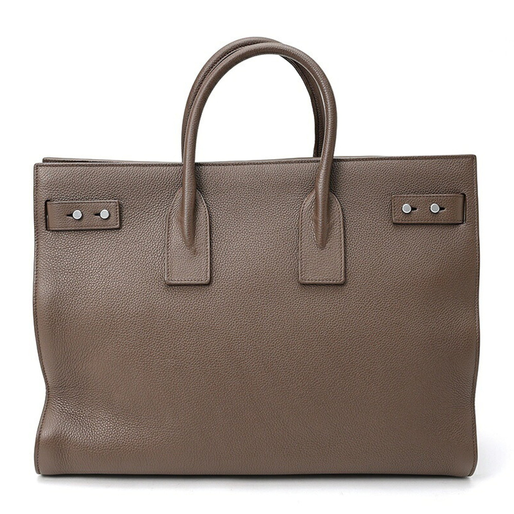 Saint Laurent Brown Leather Handbag (Pre-Owned)