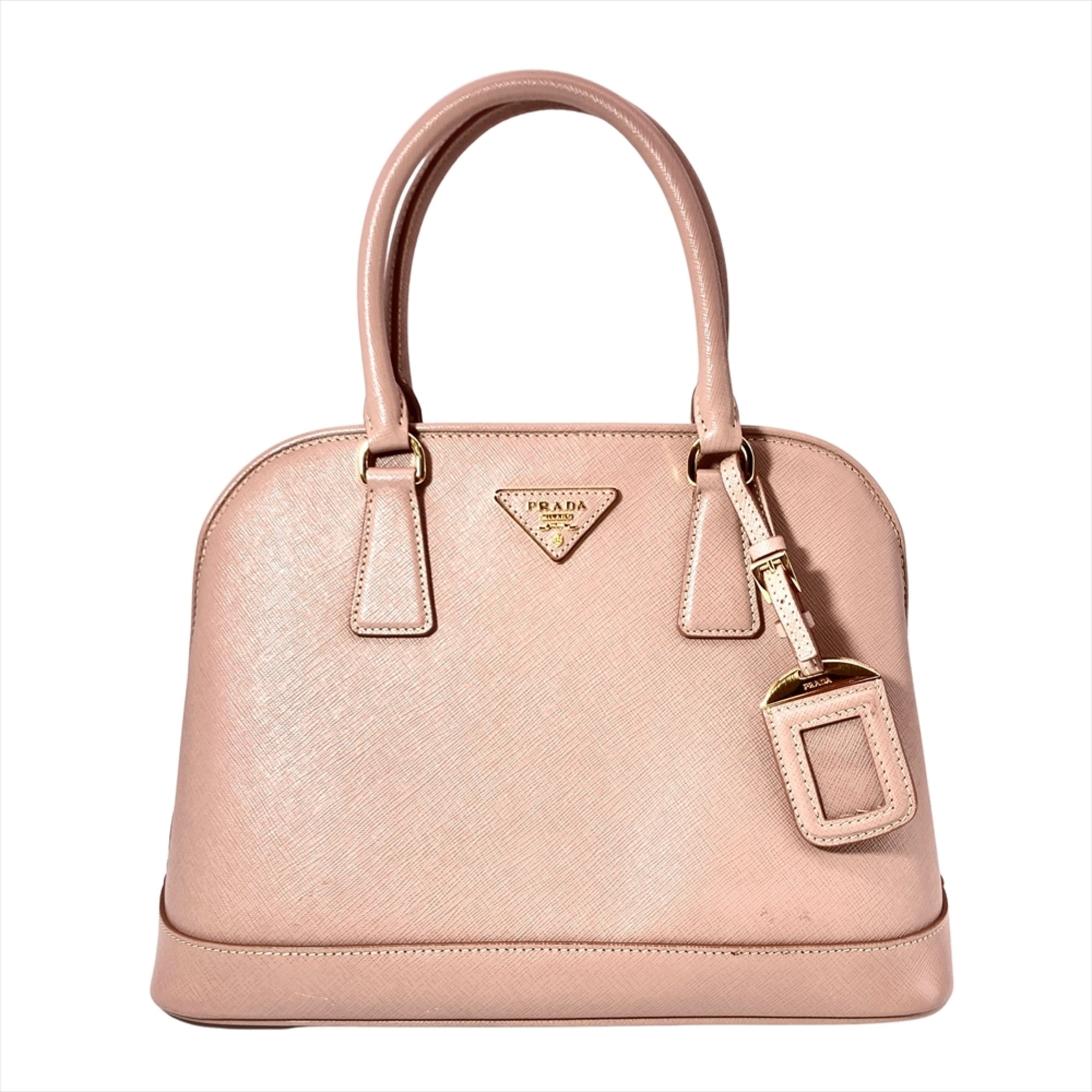 Prada Saffiano Pink Leather Handbag (Pre-Owned)