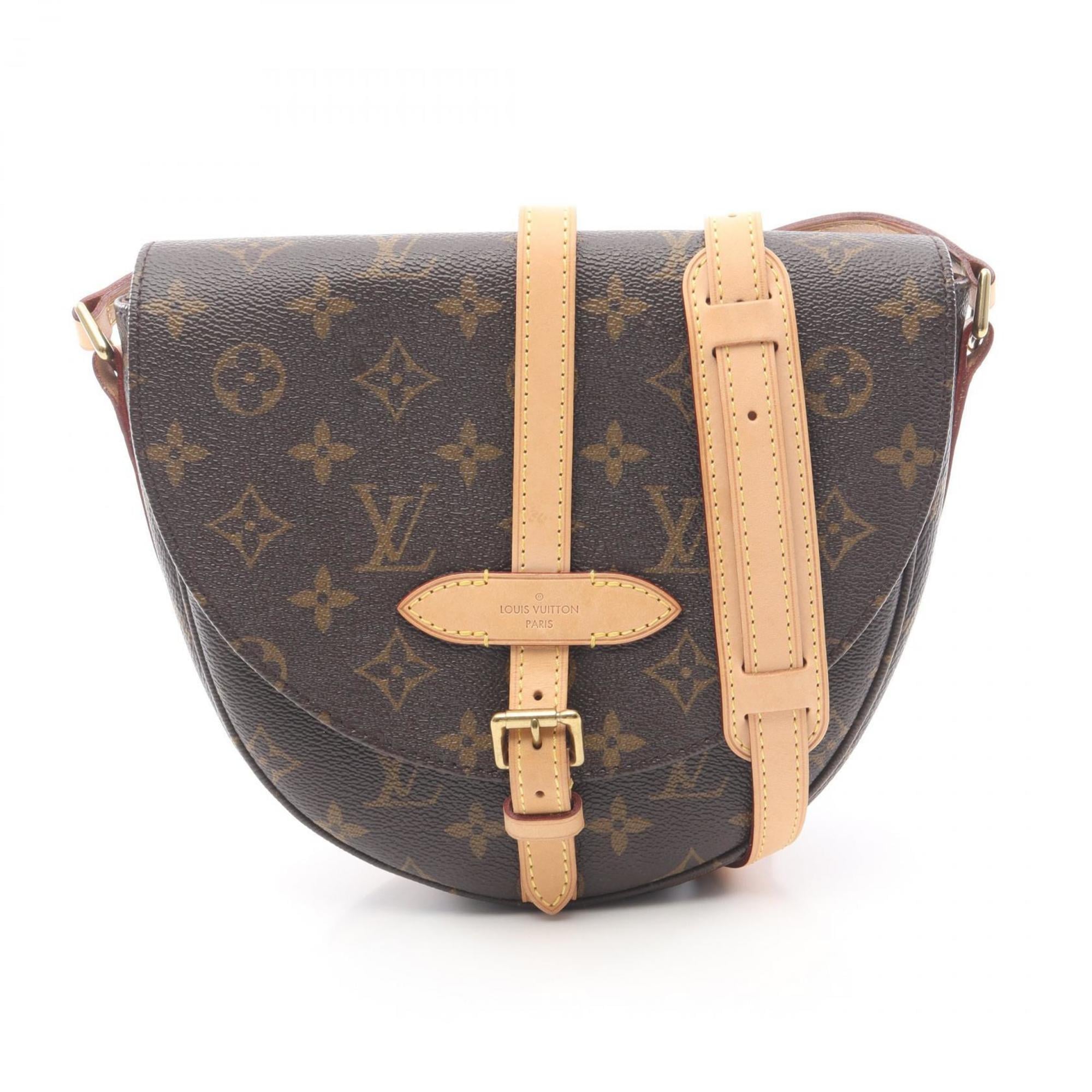 Louis Vuitton Brown Coated Canvas Pvc Monogram Leather Shoulder Bag (Pre-Owned)