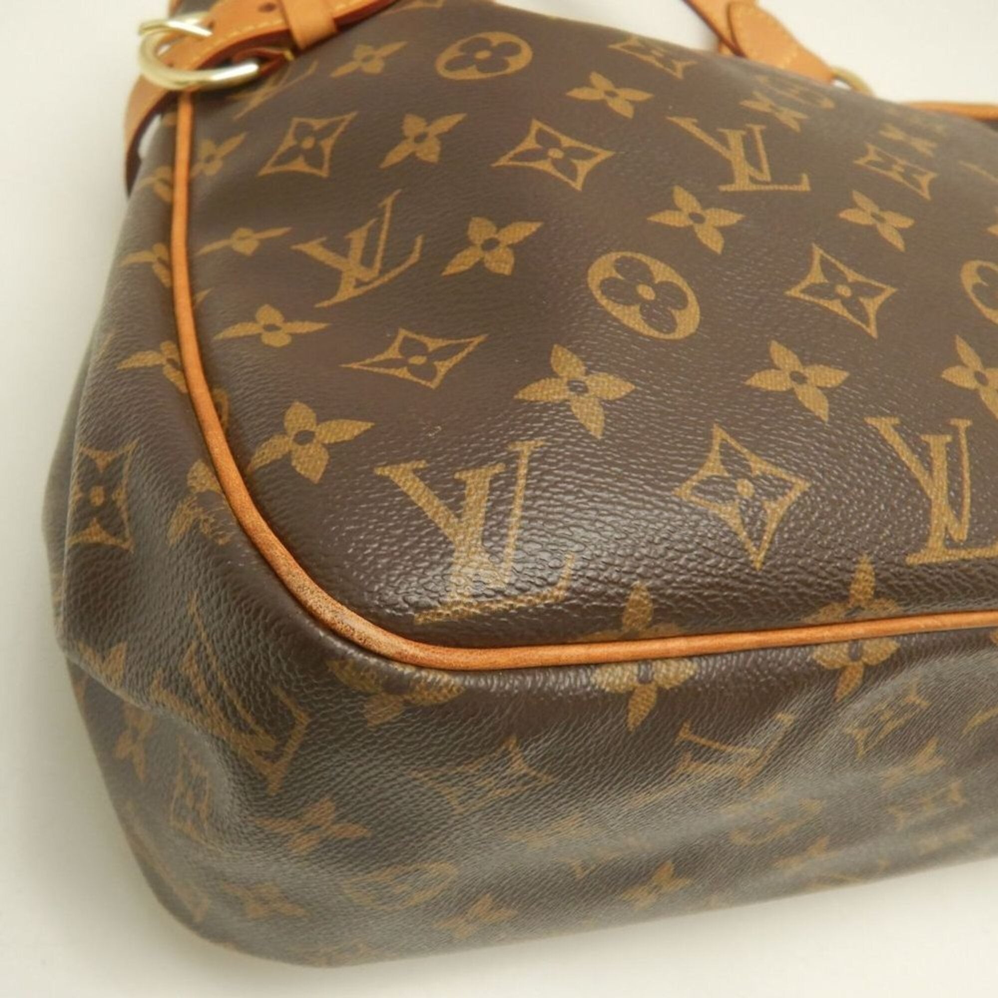 Louis Vuitton Brown Monogram Canvas Tote Bag (Pre-Owned)