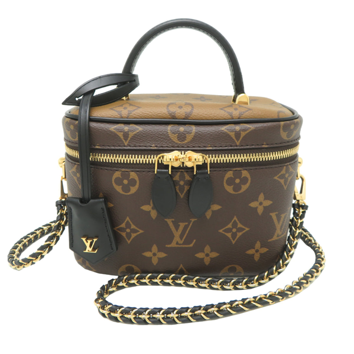 Louis Vuitton Brown Monogram Reverse Handbag (Pre-Owned)