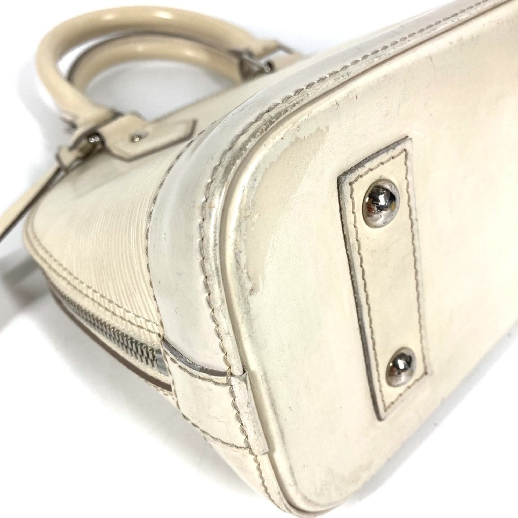 Louis Vuitton Lv Off White White Epi Leather Handbag Shoulder Bag (Pre-Owned)