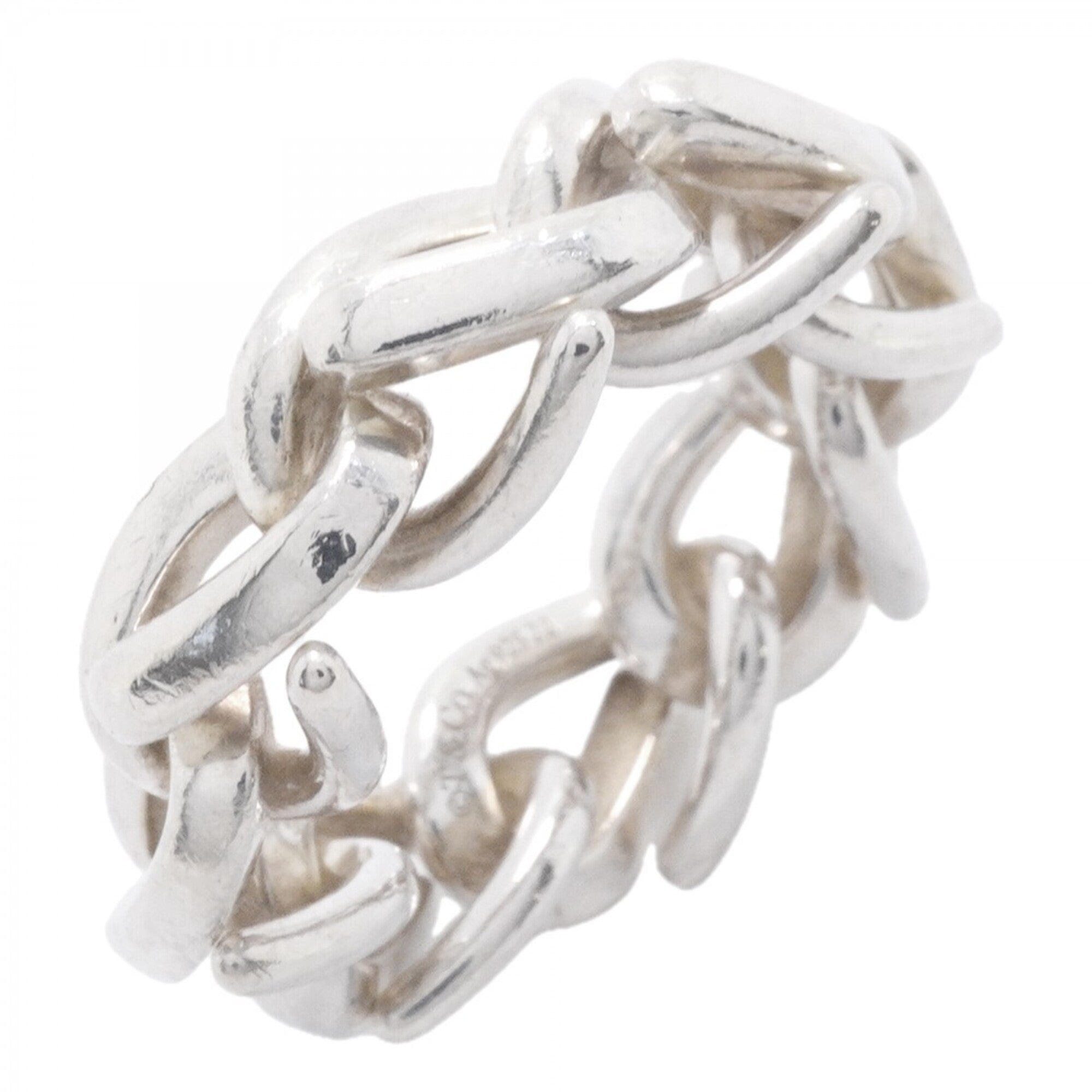 Tiffany Silver 925 Band Ring (Pre-Owned)