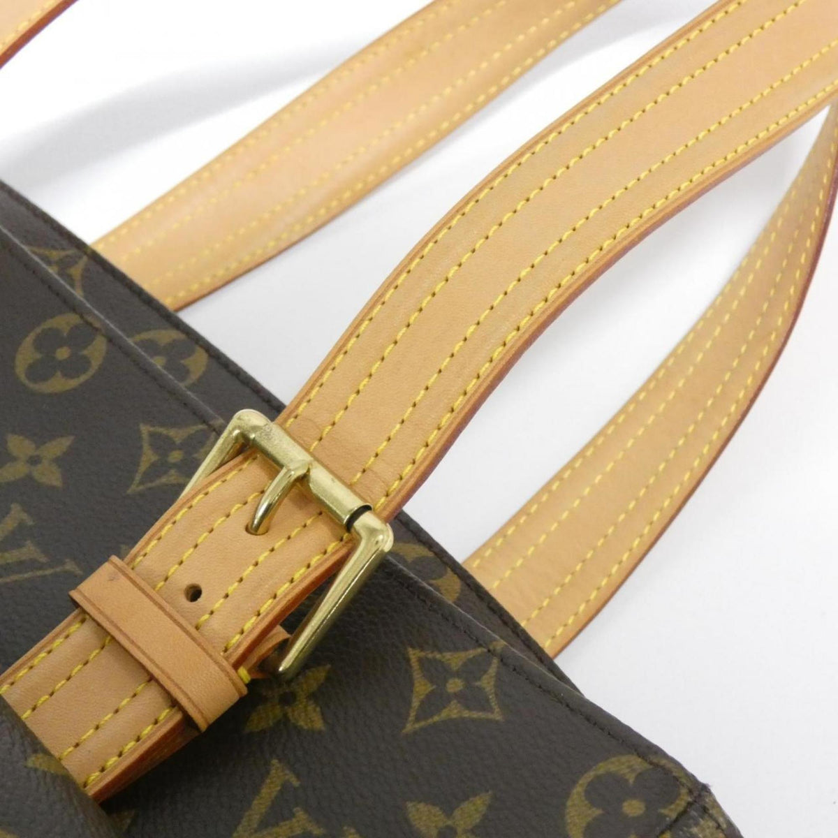 Louis Vuitton Monogram Marron Coated Canvas Handbag (Pre-Owned)