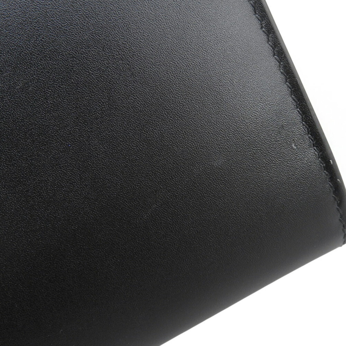 Cartier Black Leather Long Wallet (Bi-Fold) (Pre-Owned)