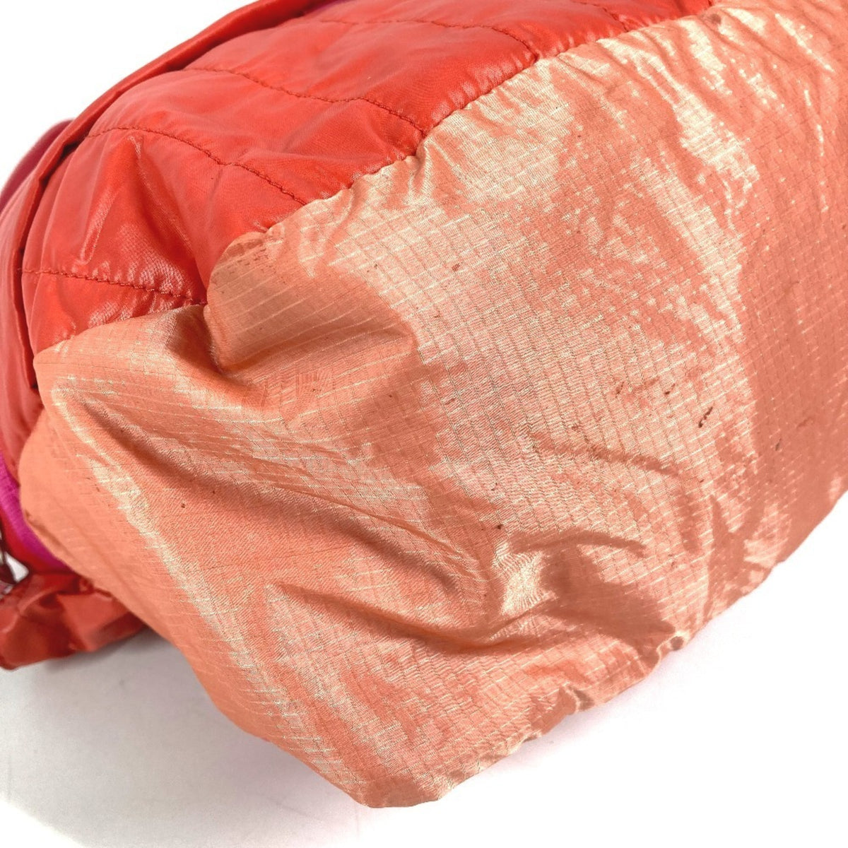 Chanel Pink Red Color Nylon (Pre-Owned)