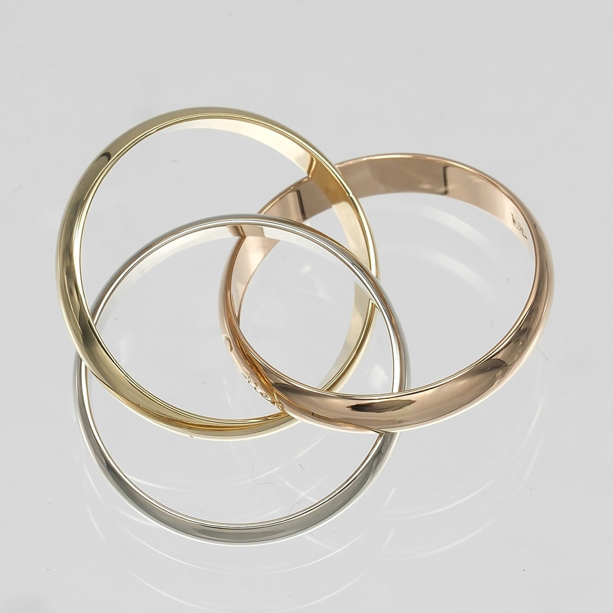 Cartier Yellow Gold (18K) Pink Gold (18K) White Gold (18K) Band Ring (Pre-Owned)