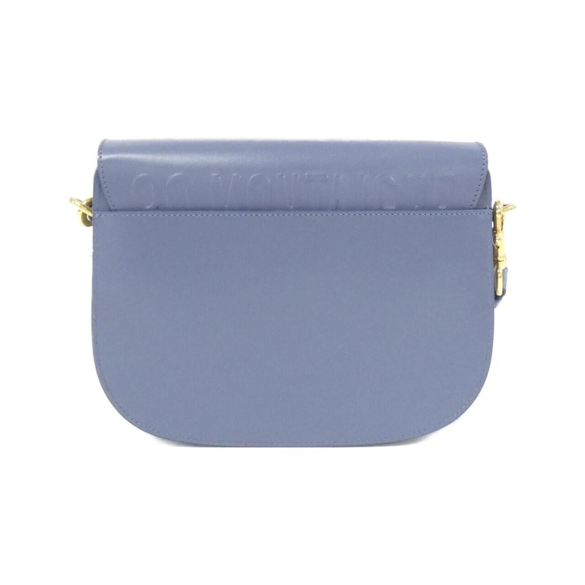 Christian Dior Blue Leather Shoulder Bag (Pre-Owned)