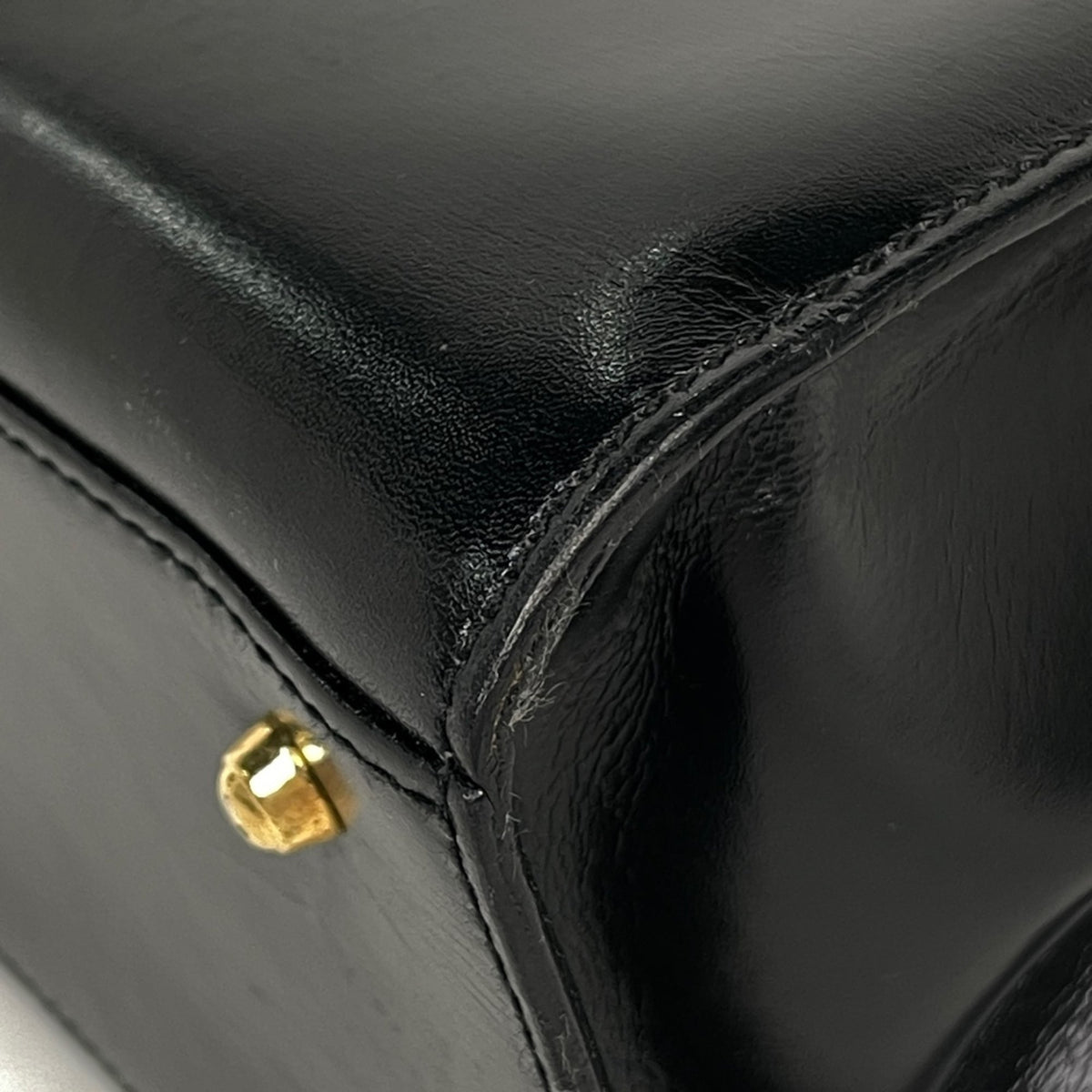 Gucci Black Leather Handbag (Pre-Owned)