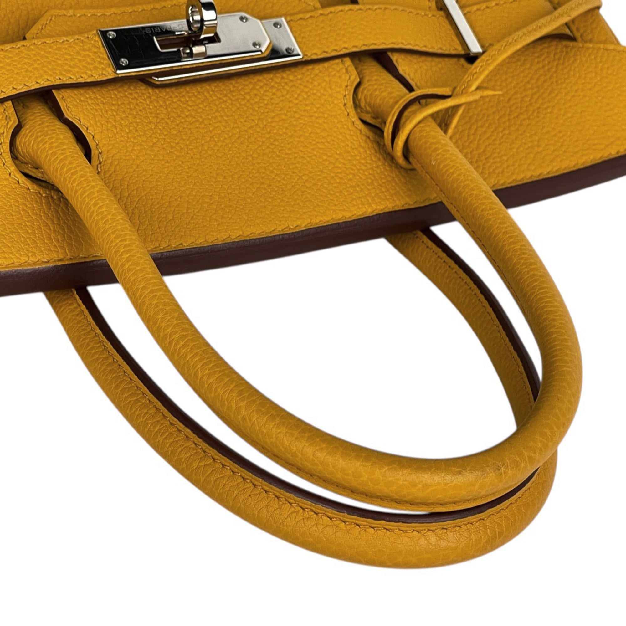 Hermes Birkin Yellow Togo Leather Handbag (Pre-Owned)