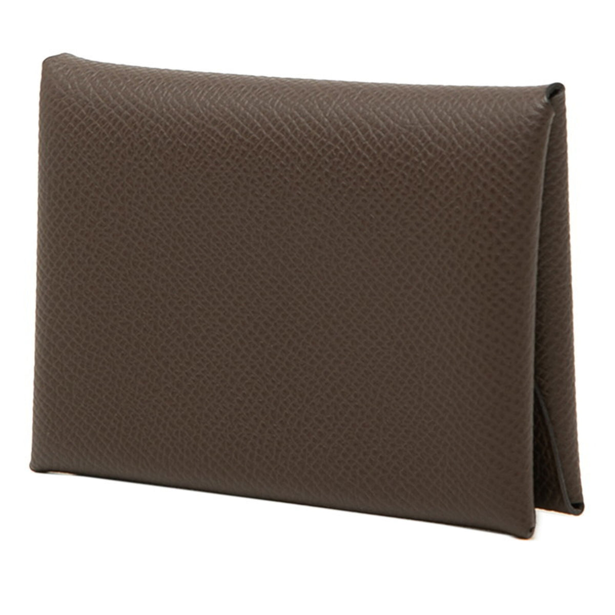 Hermes Brown Epsom Leather Coin Purse/Coin Case (Pre-Owned)