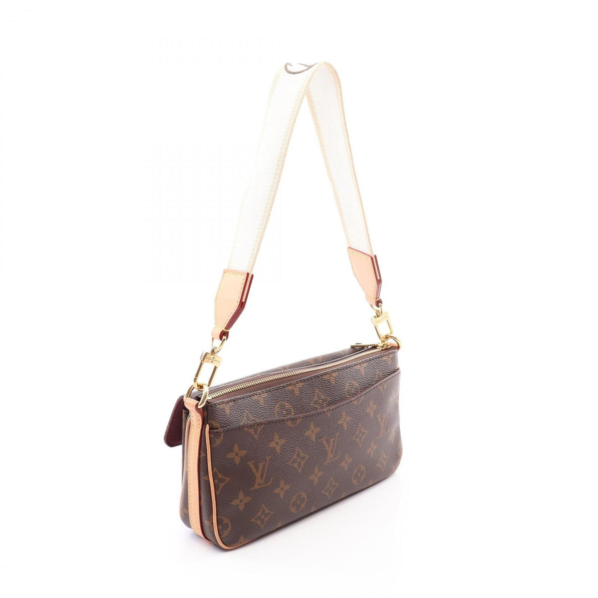 Louis Vuitton Brown Pvc Leather Handbag Shoulder Bag (Pre-Owned)
