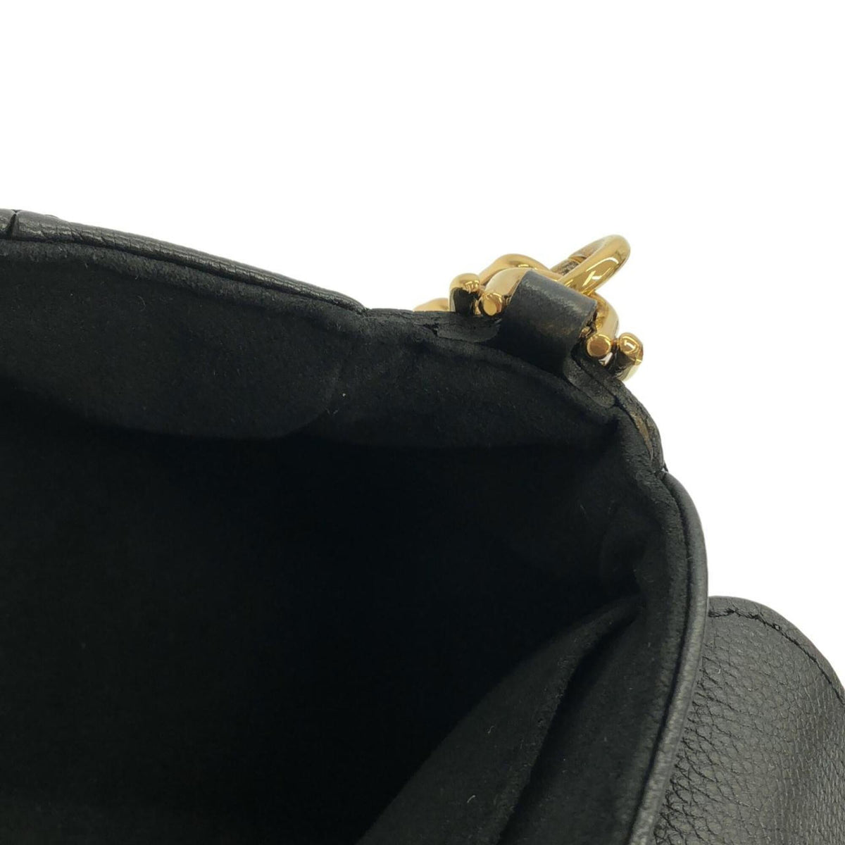 Louis Vuitton Beige Black Leather Shoulder Bag (Pre-Owned)