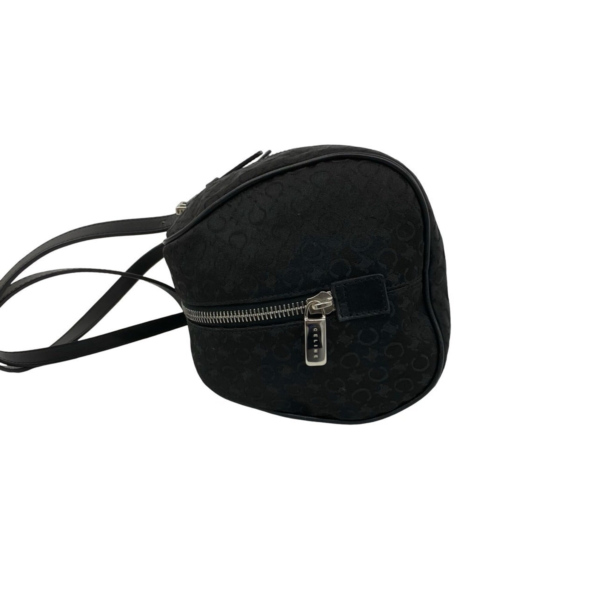Celine Black Canvas Leather Handbag (Pre-Owned)